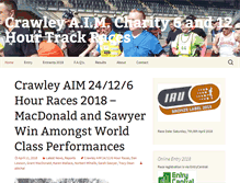 Tablet Screenshot of crawley6and12hourraces.com